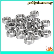 20Pcs MR106-ZZ Bearing 6 x 10 x 3mm Metal Shielded Ball Bearing Pre-Lubricated with Grease Radial Ba