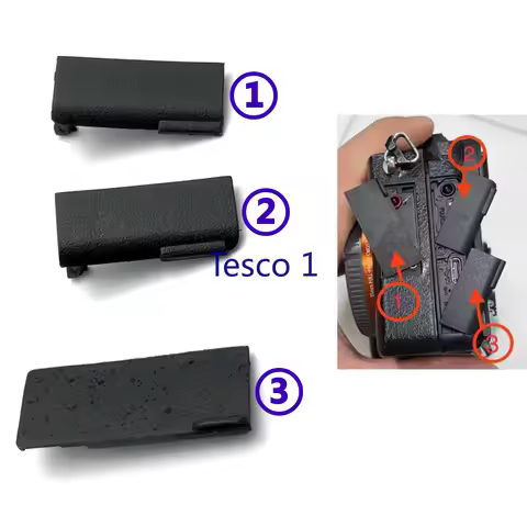 New USB/HDMI-compatible MIC Cap Interface Rubber Cover Leather Plug For Sony Alpha ILCE-7M3 A7III A7