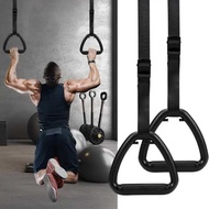 AShop Gymnastic Pull Up Non-Slip Home WorkoutsRing with 1M Strap
