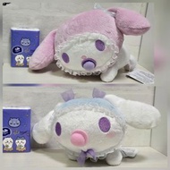 Sanrio 角色 BB造型含奶嘴趴趴 中Size公仔 毛公仔 Sanrio Characters Sugar Party My Melody 美樂蒂 玉桂狗 Cinnamoroll 大耳狗 肉桂狗 