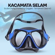cod Kacamata Selam Scuba Diving Snorkeling Goggles pria dewasa tembak ikan anti kabut terbaik