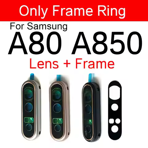 Rear Camera Glass Lens Cover For Samsung Galaxy A80 A850 A805F Back Main Camera Glass Lens Ring Fram