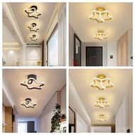 Nordic design sense ceiling light Modern LED ceiling light flower shaped ceiling light corridor ceil