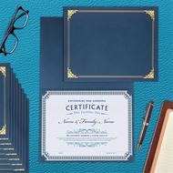 Certificate Holders Diploma Holders Certificate Covers with Gold Foil Border for Letter Size 8.5x11 