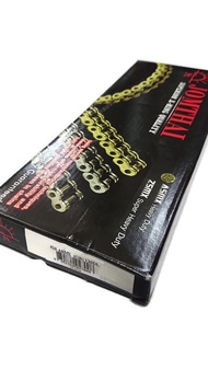 โซ่ทองข้อหนา X-Ring JOMTHAI 525 ASMX(ทองหมุดดำ) 120DL รุ่น Heavy Duty