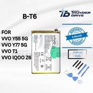 Thunder Drive Battery Compatible For VVO Y55 5G Y77 5G T1 IQOO Z6 B-T6