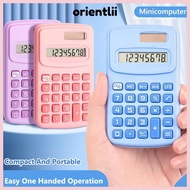 ORIENTLIIY Mini Pocket Calculator, Silent 8-Digit Scientific Calculator, Portable Large LCD Display 