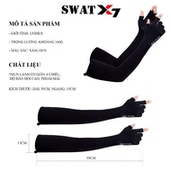 Cut Finger Sunscreen Gloves, Soft Material, Sunscreen, Anti-Uv, Genuine Swat X7