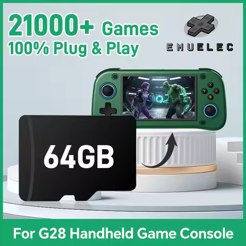 64G Game Memory Card for G28 Handheld Game Console 26 Emulators for PS1/PSP/N64/NES/Sega Saturn/SNES