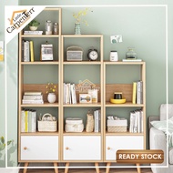 Little Carpenterr Multi-Layers Wooden Storage Rack Book Shelf Rak Buku Office Cabinet Rak Serbaguna Kayu Living Room 书柜