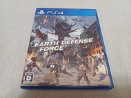 【PS4】收藏出清 SONY 遊戲軟體 地球防衛軍 槍林彈雨 盒書齊全 正版 日版 現況品