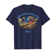 Disney Pixar Finding Nemo Keep Our Oceans Blue T-Shirt for Boys Ages 1 - 12 Years, 8 - 10 Years, 2 -