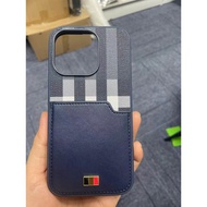 Ốp Lưng MENTOR VII Da PU Ví lưng cài thẻ Cho iPhone 17 PRo/ ip17 Pro Max - Màu Tím Đậm Phong Cách Th