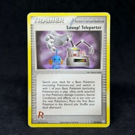 Pokemon TCG DMG Swoop Teleporter 92/109 2004 EX Team Rocket Returns Mudkip Plusle