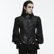 哥德黑暗靈魂緹花西裝背心 / 馬甲