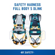 Safety harness full body 5 dlink เข็มขัดนิรภัย รุ่นใหม่