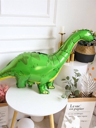 1入組大型侏羅紀恐龍生日派對裝飾鋁箔氣球動物氣球嬰兒淋浴氦氣球站立卡通龍