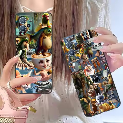 Italian Brainrot Animals Phone Case for Huawei P60 P50 P40 P30 P20 P10 P9 P8 Pro Lite Plus Black Cov