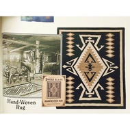 RRL Double RL Navajo Rug Carpet/ Ethnic Floor Mat/ (Navy)
