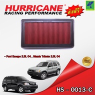 Mastersat กรองอากาศ กรองอากาศรถยนต์ HURRICANE HS-0013-C กรองผ้า สำหรับ Ford Escape 2.3L 04  Mazda Tr