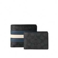 Coach Men's Printed Sports Style Card Case Wallet CW385WTC