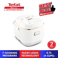Tefal Mini Rice Cooker (0.7L) RK6011 Mini Spherical Bowl Rice Cooker with Fuzzy Logic