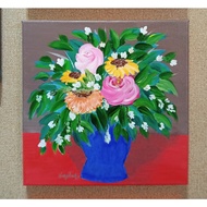 #AcrylicPaintingOnCanvas#Flowers2