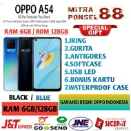 oppo a54 ram 6 /128gb garansi resmi oppo indonesia - a16k 4/64 putih bonus 6