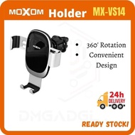 MOXOM MX-VS14 360° Rotation Black Mirror Vent Phone Holder Gravity Auto Lock Car Holder