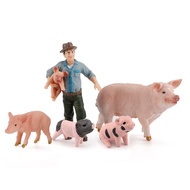 ★Limited Time Hot Sale★Children Simulation Farm Poultry Ornaments Plus Pig Model Male Pig Female Pig