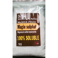 Phân bón magie sulphate (ma nhê sunphat) 1kg MGSO4.7H2O