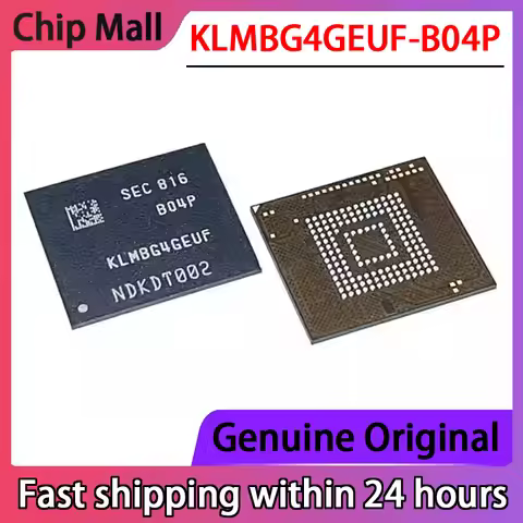 1PCS New KLMBG4GEUF-B04P KLMBG4GEUF-B04Q KLMBG4GEUF 32GB BGA153 EMMC5.1 Storage Chip in Stock