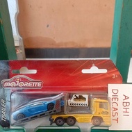 Majorette trailer truck man tgs towing service transporters kuning diecast majorette truck pengangku