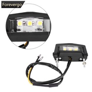FOREVERGO 1Pc 3 LED Motorcycle Taillight Rear Tail License Plate Brake Number Plate Light E4G4