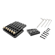 WK-6 String Saddle Headless Guitar Bridge with Nut Plate for Headless Guitar Accessories