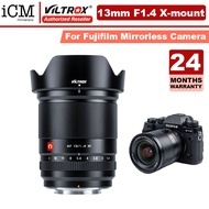 VILTROX AF 13mm F1.4 XF Fujifilm X-mount Ultra Wide Angle Lens Support Eye AF Face Detection (13mm f/1.4)