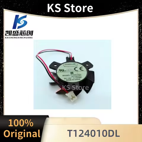New Original Cooler Fan for ASUS GT730-GD3-V5 HD4550 Graphics Card Fan T124010DL Hole Pitch 2.6x2.6x