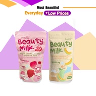 Dear Face Beauty Milk Premium Japanese Melon/Strawberry Collagen Drink 10 Sachets FDA Approved 180g
