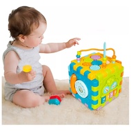 Juguete Bebe Cubo De Actividades 6 En 1 Huanger Babymovil Color Multicolor J7NX