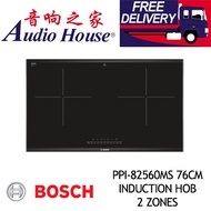 BOSCH PPI-82560MS 76CM INDUCTION HOB 2 ZONES TOUCH CONTROL