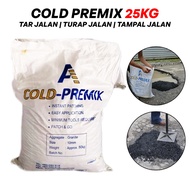 A Cold Premix 25KG/BAG / All Weather Cold Premix 25KG/PAIL Turap Jalan | Tampal Jalan | Tar Jalan | 