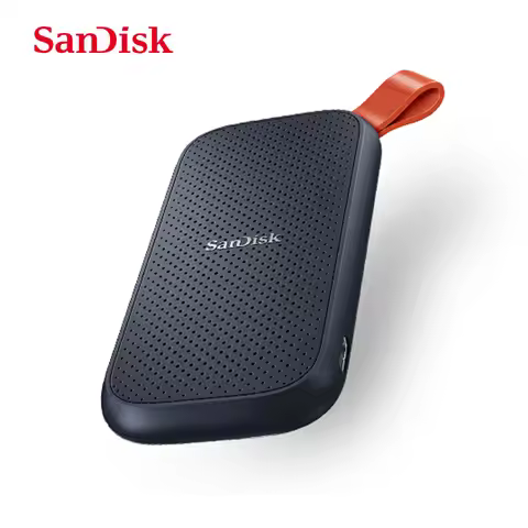 SanDisk E30 Portable External SSD 480GB 1TB 2TB USB 3.1 Type C HD SSD Drive 520M/s Hard Solid State 