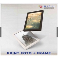12RP (30x45) Size Printing Package & Frame + Lamination (Frame Minimalist Frame/ Block Photo/) - Pic