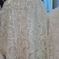 Lace Circled design by yard