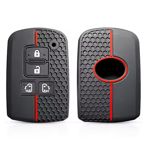 Silicone Car Key Case For Toyota Sienta Alphard Voxy Noah Esquire Harrier Vellfire Keyless Remote Sh