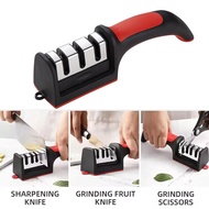 Professional 3-Stage Knife Sharpener Manual Kitchen Knife Sharpening Tool For All Knives T8F1