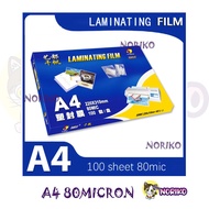 100pcs A3/A4 Thermal Laminating Film Pet Eva Plastic Film for Hot Laminator Photo/files/card/picture
