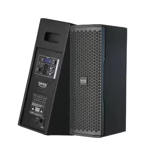 Dual 6.5 Inch 2000W DSP BT Professional Active Home Party Sound System Portable Full Frequency Speak