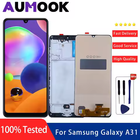 6.4" OLED For Samsung A31 LCD Display Touch Screen Digitizer Assembly Replacement For Samsung A31 A3