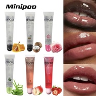816Ready stock White Female Fruit Lip Oil Moisturizing Big Lips Plumper Mirror Full English Wholesal